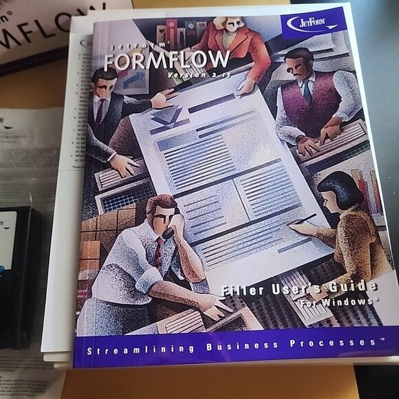 Jetform Formflow Filler  Kit  2.15  Vintage For Windows PC 1997 Sealed Disks - Picture 4 of 10